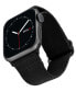 Фото #2 товара Ремешок для часов WITHit Черный Тканевый Эластичный Браслет Совместимый с Apple Watch 42/44/45/Ultra/Ultra 2