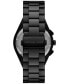 Фото #3 товара Наручные часы American Exchange Men's Crystal Bracelet Watch Gift Set 33mm.