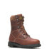 Фото #4 товара Wolverine Tremor DuraShocks 8" W04328 Mens Brown Leather Wide Work Boots