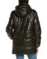 Фото #2 товара Куртка с квадратным узором Stella + Lorenzo для женщин черного цвета