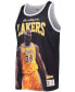 Men's Shaquille O'Neal Black Los Angeles Lakers Hardwood Classics Player Tank Top Черный, S - фото #2