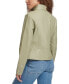 ფოტო #14 პროდუქტის Women's Faux Leather Latch Collar Racer Jacket