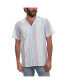 Фото #3 товара Men's Clothing Striped Linen Cotton Shirt