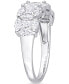 Фото #4 товара Moissanite Cluster Band (2-1/2 ct. t.w.) in Sterling Silver