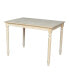 Фото #1 товара Solid Wood Top Table - Turned Legs