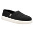 Фото #2 товара TOMS Alpargata Mallow Slip On Womens Black Sneakers Casual Shoes 10016741
