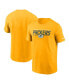 Men's Gold Green Bay Packers Muscle T-shirt