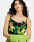 Women's Printed Cowlneck Camisole Top, Created for Macy's