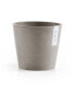 Eco pots Amsterdam Modern Round Planter with Water Reservoir, 8in