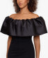 Фото #3 товара Women's Off-The-Shoulder Ruffle Gown