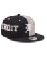 ფოტო #2 პროდუქტის Men's Navy, Gray Detroit Tigers Team Split 9FIFTY Snapback Hat