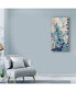 Фото #3 товара Marietta Cohen Art And Design 'Blue Floral Textile 2' Canvas Art - 10" x 19"