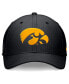 Men's Black Iowa Hawkeyes 2024 On-Field Swoosh Flex Hat