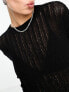 Фото #3 товара Weekday Ada lightweight knit jumper in black