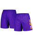 Фото #1 товара Men's Purple Phoenix Suns Hardwood Classics 1992-2000 Throwback Logo Heritage Shorts