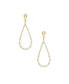 ფოტო #1 პროდუქტის Crystal Teardrop Earrings