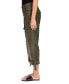 Фото #3 товара Women's Cali Solid Roll-Tab-Cuffs Cargo Pants