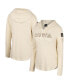 Women's Cream Iowa Hawkeyes OHT Military-Inspired Appreciation Casey Raglan Long Sleeve Hoodie T-shirt