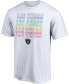 Фото #3 товара Men's White Las Vegas Raiders City Pride T-shirt