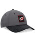 Фото #2 товара Men's Gray/Black Carolina Hurricanes 2024 Stanley Cup Playoffs Locker Room Adjustable Hat