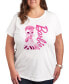 Trendy Plus Size Barbie Graphic T-shirt