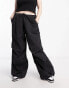 Фото #8 товара ASOS DESIGN Curve parachute cargo trouser black