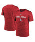 Men's Red St. Louis Cardinals Wordmark Velocity Performance T-shirt