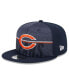 Фото #1 товара Men's Navy Chicago Bears 2023 NFL Training Camp Primary Logo 9FIFTY Snapback Hat