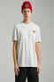 Beyaz Erkek T-Shirt 3SAM10674HK