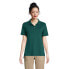 Фото #6 товара Women's School Uniform Tall Short Sleeve Interlock Polo Shirt