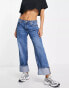 Фото #5 товара ASOS DESIGN mid rise baggy boyfriend jeans mid blue