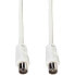 Фото #2 товара E&P HFT 2 - 2.5 m - coax plug - coax jack - White - 75 ?