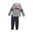 Фото #1 товара Puma TwoPiece Tech Fleece Hoodie & Jogger Set Toddler Boys Grey Casual Tops 8596