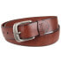 Фото #2 товара Levi's Men's Brown Leather 38mm Metal Buckle Formal Casual Belt Size Medium