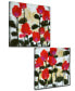 Фото #2 товара 'Meadow I/II' 2 Piece Floral Canvas Wall Art Set, 20x20"