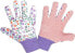 Фото #1 товара Защитные перчатки Lahti Pro Накрапанные фиолетовые размер 8 (L240508P)