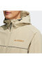 Фото #4 товара Куртка для мужчин Adidas Terrex Utilitas Soft Shell Erkek Bej Outdoor Ceket (ıc7998)