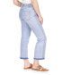 Фото #3 товара Women's Button-Fly Flared Cropped High-Rise Jeans