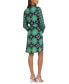 Фото #2 товара Women's Printed Mock-Neck Mini Dress