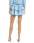 Stellah Denim Ruffle Mini Skirt Women's M - фото #2