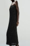 Фото #1 товара Платье из ажурного трикотажа без бретелей ZARA
