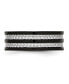 Фото #3 товара Titanium Polished Black Grey Carbon Fiber Inlay Band Ring