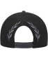 Фото #4 товара Men's Black Brooklyn Nets Back Laurels 9FIFTY Snapback Hat