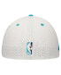 Фото #3 товара Men's White/Teal Charlotte Hornets Throwback 2Tone 59FIFTY Fitted Hat