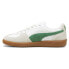 Фото #3 товара Puma Palermo Lace Up Mens Green, Grey, White Sneakers Casual Shoes 39646407