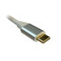 Фото #3 товара LC-Power LC-HUB-C-MULTI-4 - USB 3.2 Gen 1 (3.1 Gen 1) Type-C - 100 W - Silver - White - HDMI - USB 3.2 Gen 1 (3.1 Gen 1) Type-A - USB 3.2 Gen 1 (3.1 Gen 1) Type-C - 74 mm - 38 mm