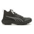 Фото #1 товара Puma Obstruct Pro Mid Lace Up Hiking Mens Black Sneakers Athletic Shoes 3786890