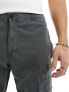 Jack & Jones tapered technical cargo trouser in washed grey