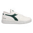 Diadora Mi Basket Row Cut 2030 Lace Up Mens Green, White Sneakers Casual Shoes