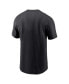 Фото #3 товара Men's Black Miami Marlins Local Team Skyline T-shirt